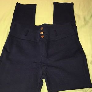 Navy blue jeggings